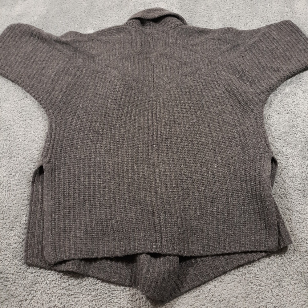 Toad&Co Gray Ribbed Open-Front Cardigan - Picture 10 of 12